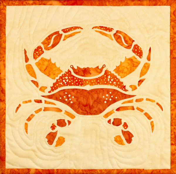 Crab Sewquatic Quilt by Numbers