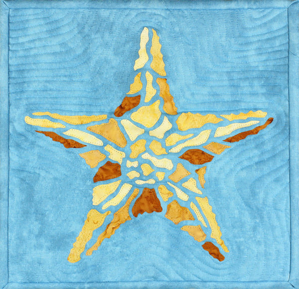 Starfish Sand Sewquatic Quilt by Numbers