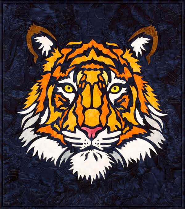 Tiger Sewfari Quilt by Numbers