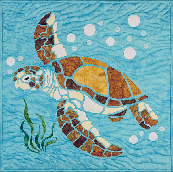 Sea Turtle Sewquatic Quilt by Numbers