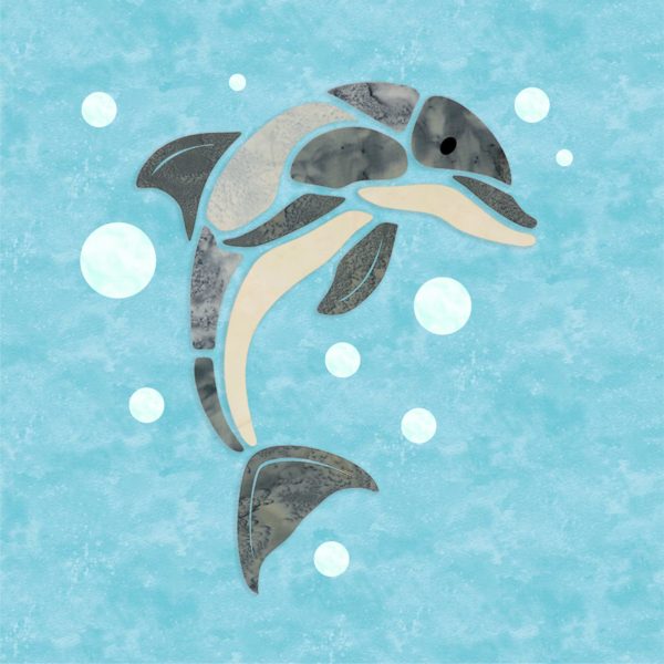 Dolphin Sewquatic Jr Quilt By Numbers