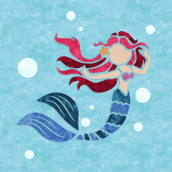 Mermaid Sewquatic Jr Quilt By Numbers