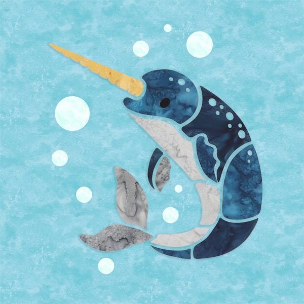 Narwhal Sewquatic Jr Quilt By Numbers