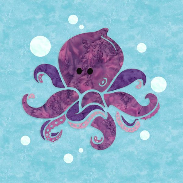 Octopus Sewquatic Jr Quilt By Numbers